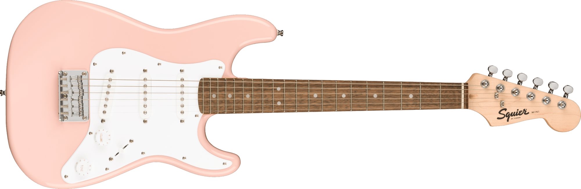 Fender Squier Bullet Mini Strat V2 Shell Pink, E-Gitarren, Gitarren, Git/ Bass