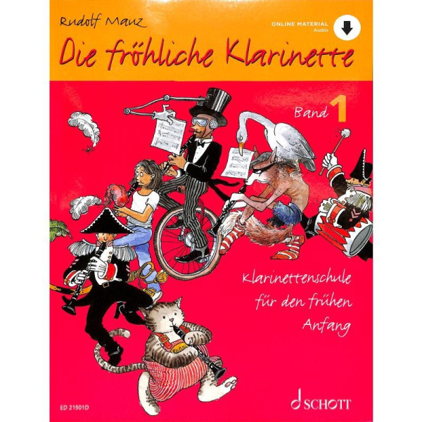 Mauz Rudolf - Die fröhliche Klarinette Lehrbuch 1