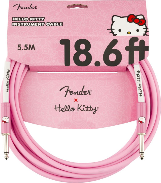 Fender Kabel Hello Kitty Pink 5,5m