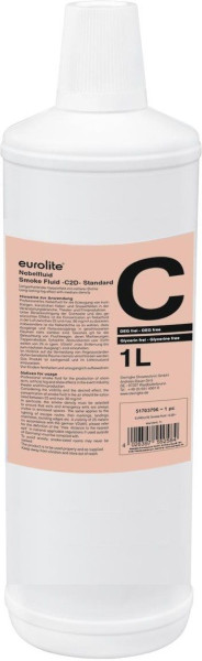 Eurolite Smoke Fluid -C2D- Standard Nebelfluid 1l