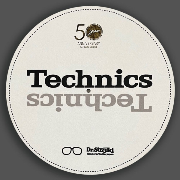 Dr. Suzuki X Technics 12" 50th Limited Edition Slipmats, weiß