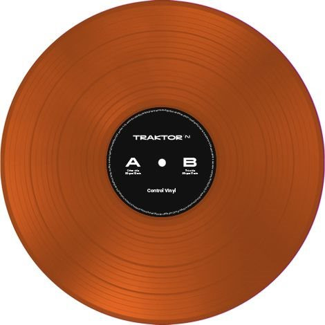 Native Instruments Traktor Control Vinyl MK2, Orange Transparent