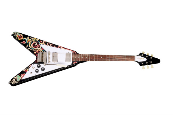 Epiphone Jimi Hendrix "Love Drops" Flying V Ebony