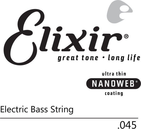 Elixir E-Bass 15345 Nanoweb 045 Einzelsaite