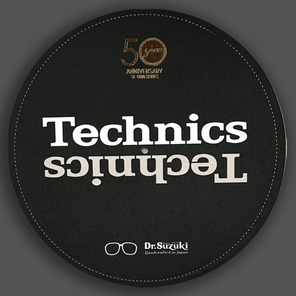 Dr. Suzuki X Technics 12" 50th Limited Edition Slipmats, schwarz