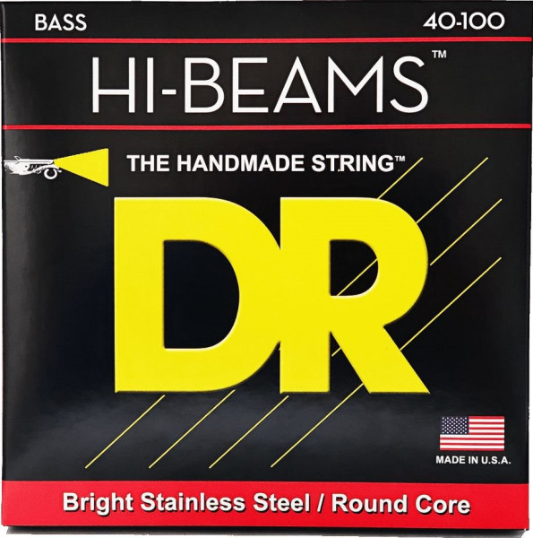 DR LR-40 Hi-Beam Light 040-100 Stainless Steel Bass Strings