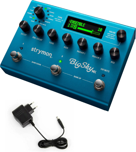 Strymon Big Sky MX Dual Engine Multi Reverb & Strymon Netzteil Bundle