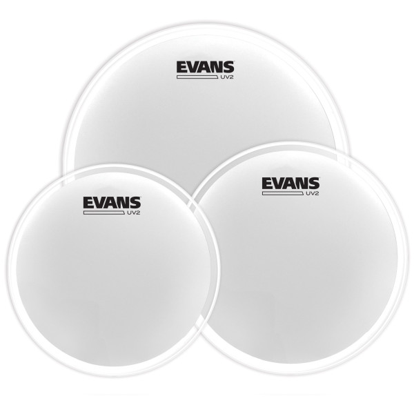 Evans UV2 Coated Tom Pack 12"/13"/16"