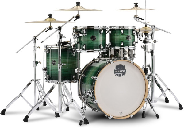 Mapex MXAR504SCFG Amory Fusion Shellset - Emerald Burst