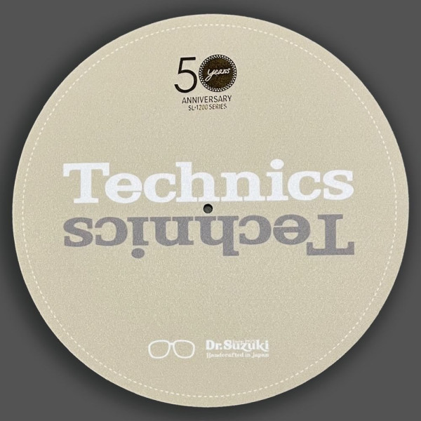 Dr. Suzuki X Technics 12" 50th Limited Edition Slipmats, beige