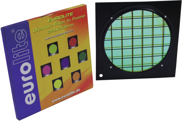 Eurolite Dichrofilter PAR 64 grün - Rahmen schwarz