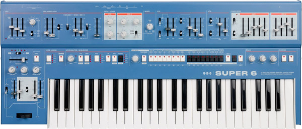 UDO Audio Super 6 Keyboard Blue