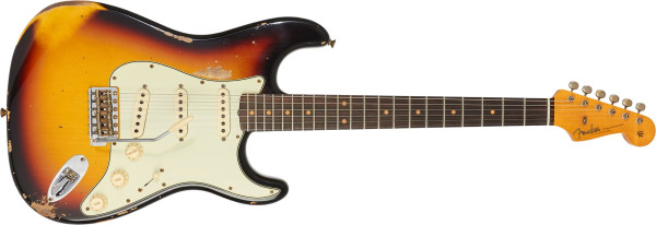 Fender Custom Shop 1961 Stratocaster Heavy Relic Super Faded Aged 3-Color Sunburst