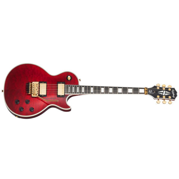 Epiphone Alex Lifeson Les Paul Custom Axcess Ruby