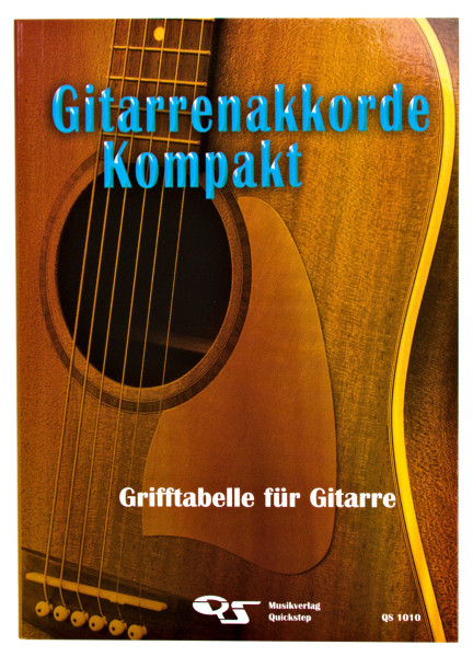 Gitarrenakkorde Kompakt - Grifftabelle für Gitarre im Mini-Format