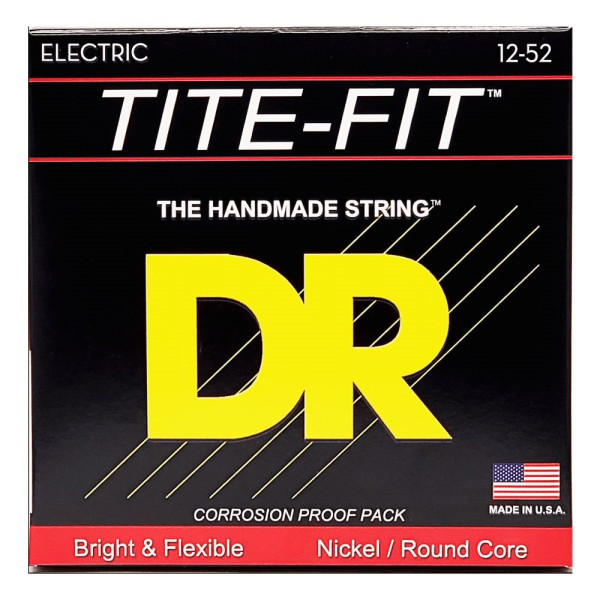 DR JZ-12 TITE-FIT Extra Heavy 012-052 Nickel Plated Electric Guitar Strings