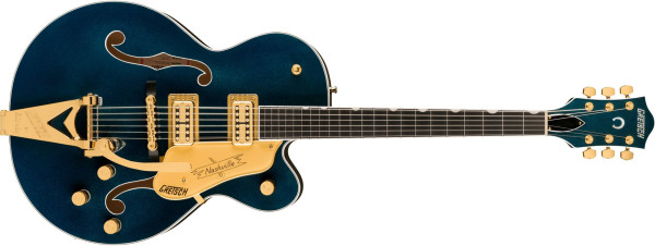 Gretsch Nashville Hollow Body w/Bigsby Gold Hardware Midnight Sapphire